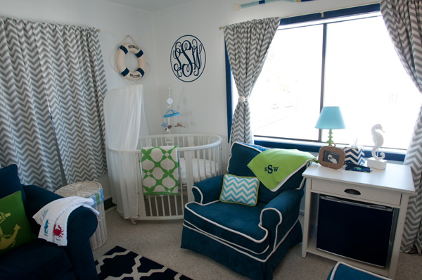 Anya Sarre's nursery for son Sawyer