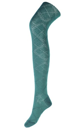 Argyle knit tights