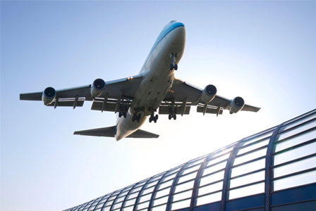 Airplane taking off