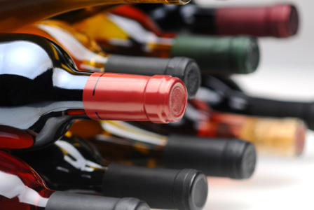 Bottles of wine