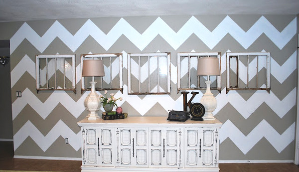 Chevron wall