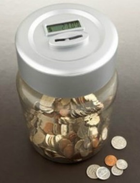 Digital Counting Money Jar
