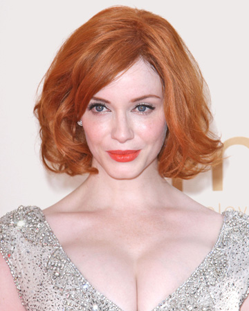 Christina Hendricks at 2011 Emmy Awards