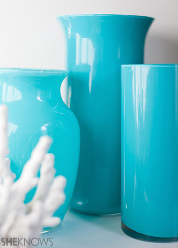 Enamel vases