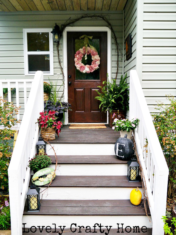 Fall front porch