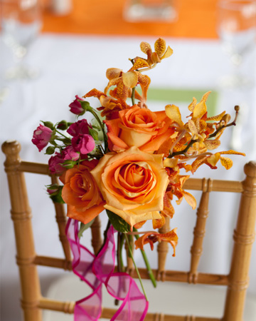 Tangerine Tango wedding trend