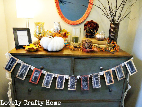 Happy fall banner