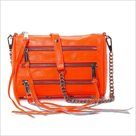 Rebecca Minkoff neon clutch