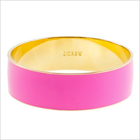 eye-catching pink bangle