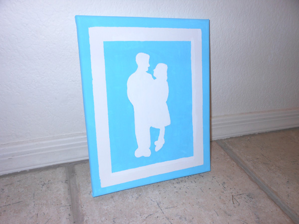 How to make a silhouette painting