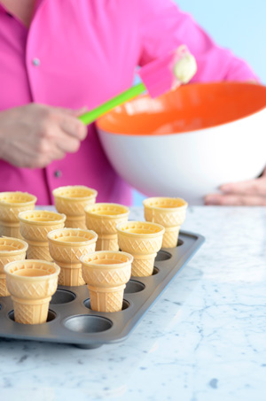 Cupcake cone