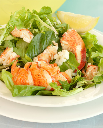 Lobster tail salad