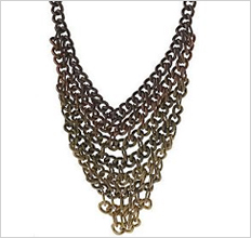 Wildlife by Heidi Klum Ombre Chain Bib Necklace