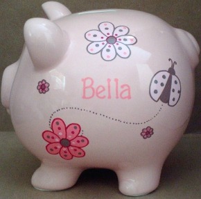 Personalized Piggy Bank