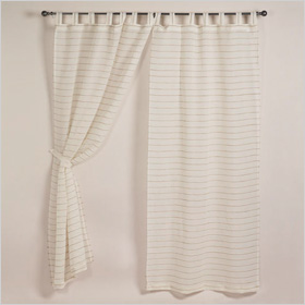 Subtle curtain stripes