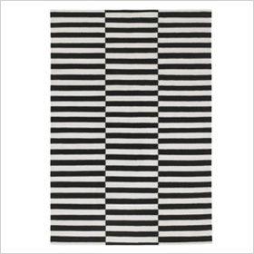 Bold rug stripes