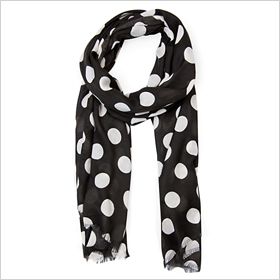 polka dot scarf from Mango