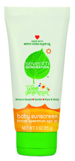Seventh Generation sunscreen