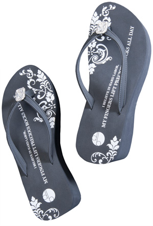 Robbie Bernstein flip flops