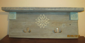 Barn board shelf