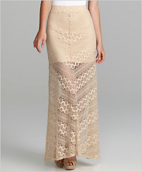Lily White lace skirt