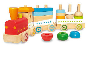 Wooden Stacking Train