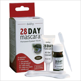 Try: Godefroy 28 Day Mascara Permanent Eyelash Tint Kit Mascara ($11.95)