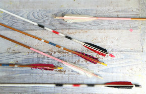 Wooden arrows