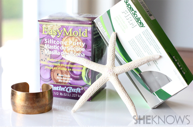 DIY starfish cuff bracelet