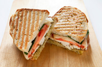 Pesto chicken sandwich