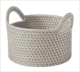 modern weave round baskets
