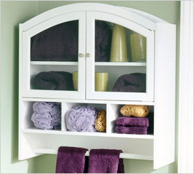 arch top wall cabinet 