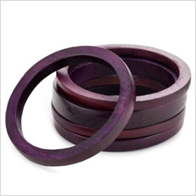 boho-chic wooden bangles