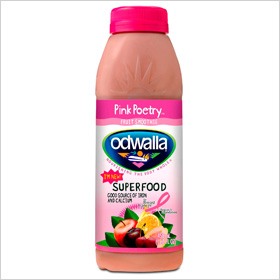 Odwalla Pink Poetry fruit smoothie 