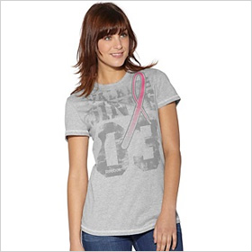 Pink ribbon tee