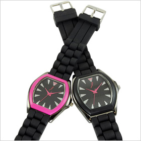 Pink ribbon watch