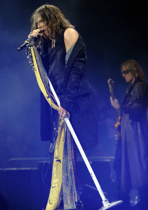 Steven Tyler of Aerosmith Performing