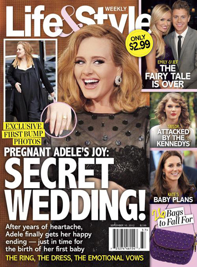 Adele's baby bump