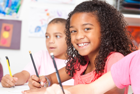 Kids in school