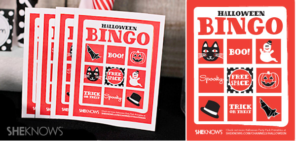 Printable Halloween Bingo game