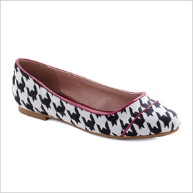 Black and white flats