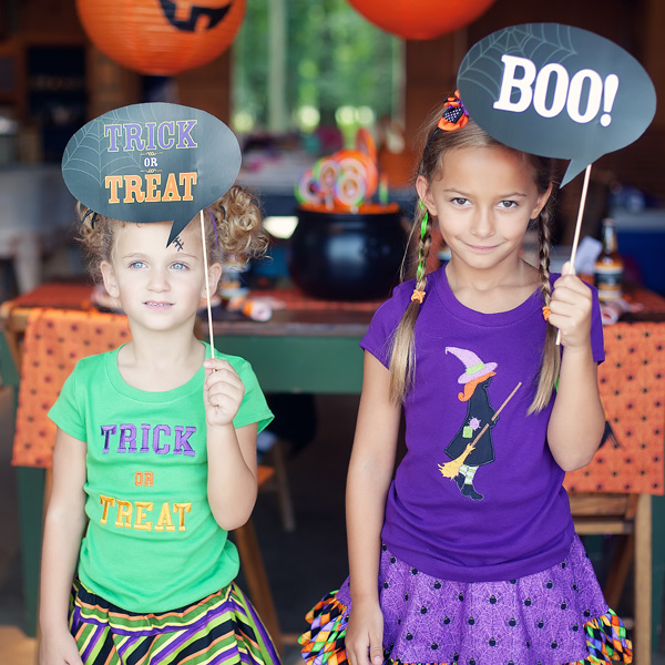 Halloween party -- photo op