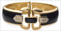 Black and gold bracelet