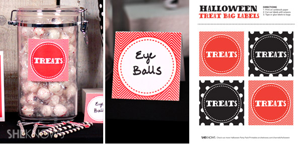 Download the printable Halloween jar labels