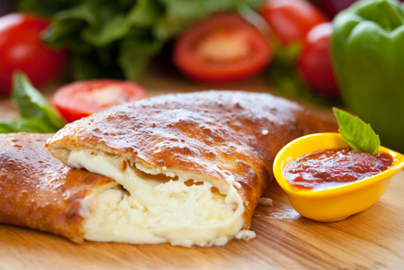 Cheese calzone