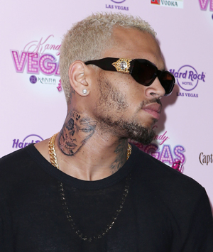 Chris Brown shows off questionable new tattoo