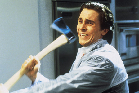 Christian Bale in American Psycho