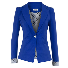 Royal blue jacket