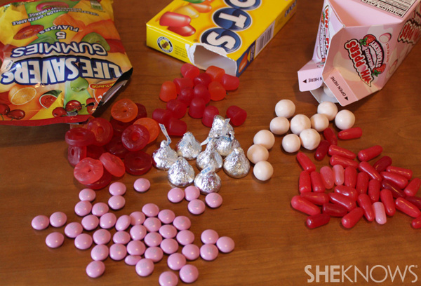 Boob cupcake toppings