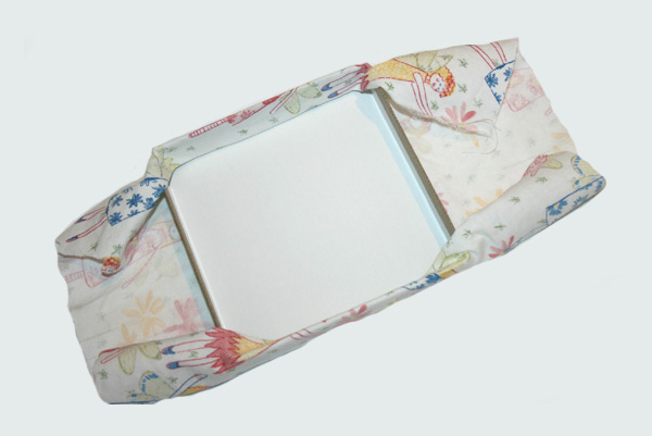 DIY fabric covered box -- cover lid